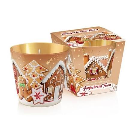 świecy zapachowej w szkle Gingerbread Town (Piernikowe Miasteczko)1.jpg